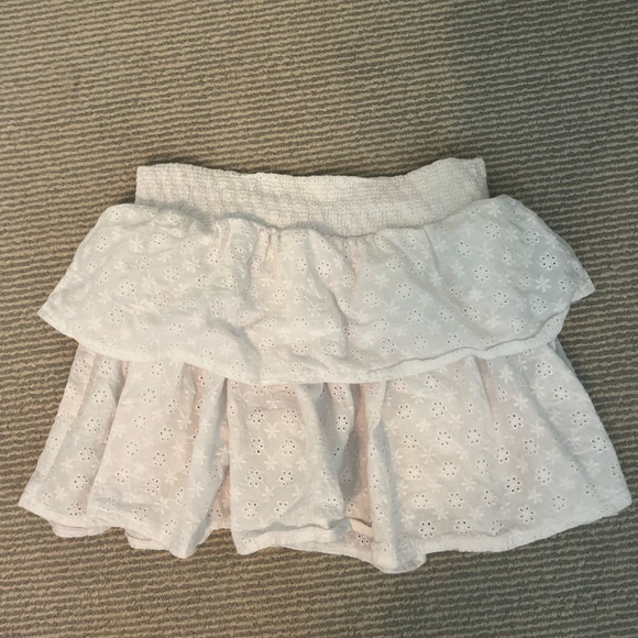 White Ruffle Skirt Set - Picture 4 of 6